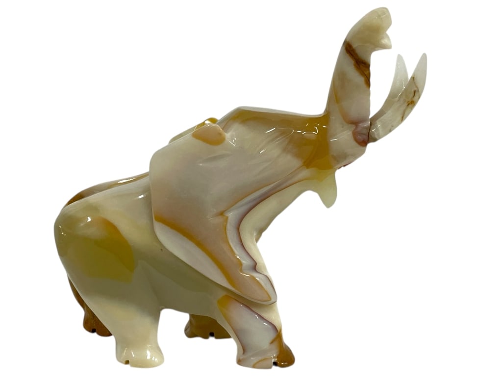 ONYX ELEPHANT SCULPTURE 11" (1 of 10)