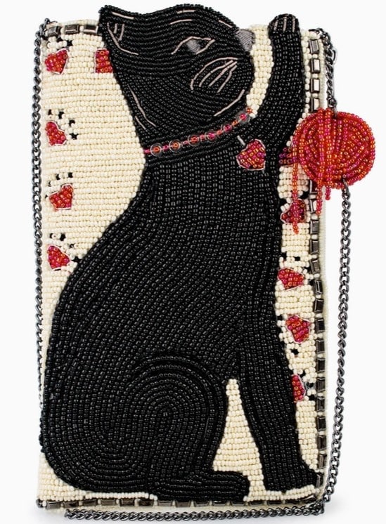 NEW MARY FRANCES PURR-SUIT KITTY CAT PHONE BAG (1 of 7)
