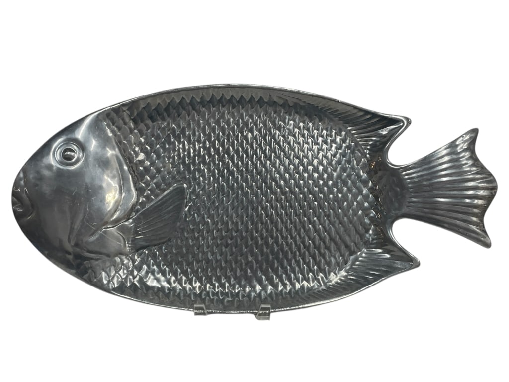 ARTHUR COURT STYLE ALUMINUM FISH PLATTER 23" (1 of 4)