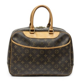 LOUIS VUITTON DEAUVILLE BROWN MONOGRAM CANVAS GOLD