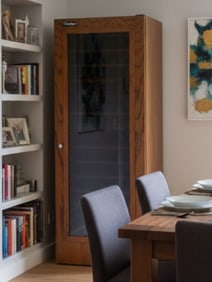 LARGE VINOTHEQUE WINE COOLER FRIDGE 69"