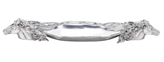 NEW! ARTHUR COURT HORSE CENTERPIECE TRAY