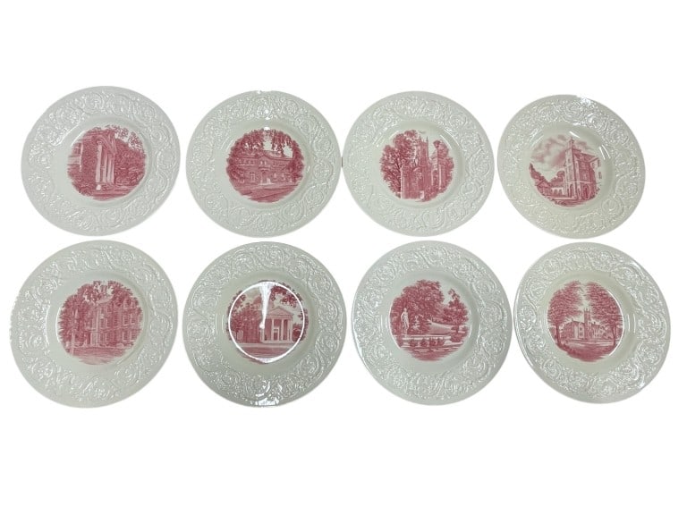 8 WEDGWOOD SMITH COLLEGE PLATES 10" (1 of 7)