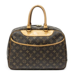 LOUIS VUITTON DEAUVILLE BROWN MONOGRAM CANVAS GOLD