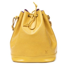 LOUIS VUITTON NOE GM YELLOW EPI GOLDEN BRASS