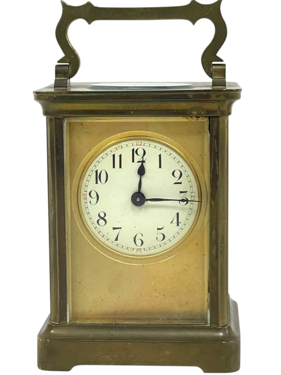 DUVERDREY & BLOQUEL FRENCH BRASS CARRIAGE CLOCK (1 of 7)