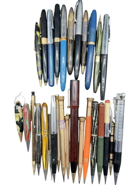LARGE LOT OF VINTAGE COLLECTIBLE PENS (1 of 5)