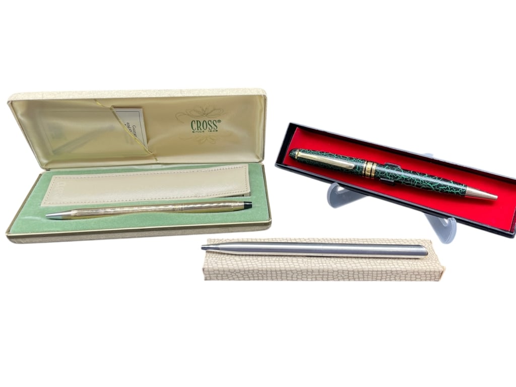 LOT OF 3 COLLECTIBLE PENS INCLUDING CROSS (1 of 8)