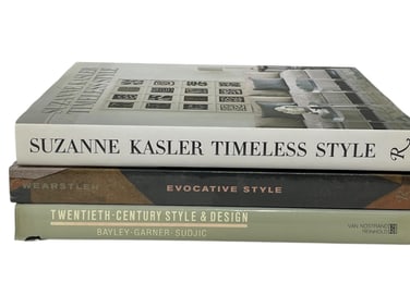 LOT OF 3 INTERIOR DESIGN BOOKS