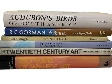 6 ART AND ILLUSTRATED REFERENCE BOOKS