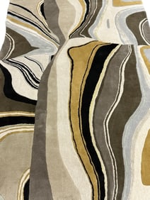 BRINK & CAMPMAN CONTEMPORARY ABSTRACT RUG 5' X 8'