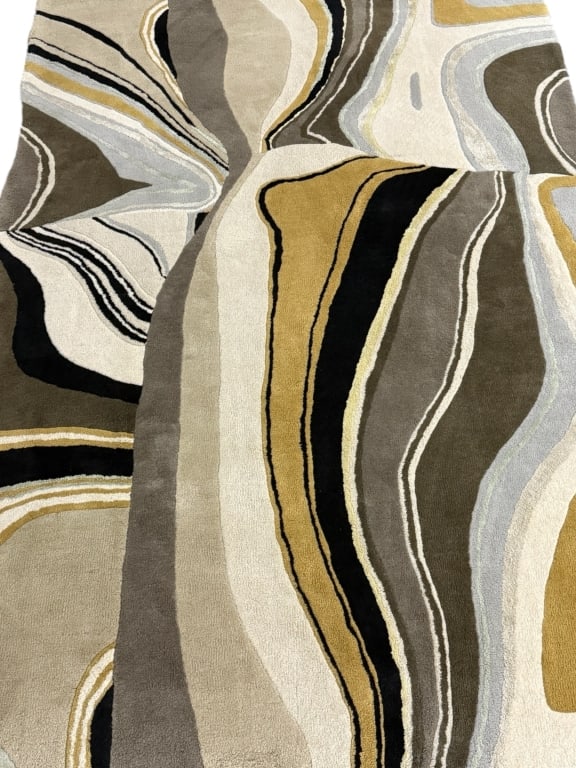BRINK & CAMPMAN CONTEMPORARY ABSTRACT RUG 5' X 8' (1 of 5)