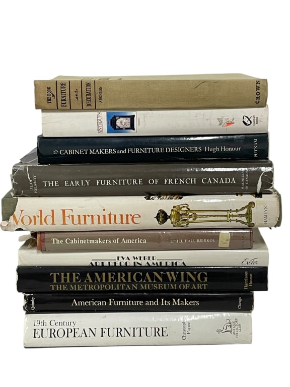 10 FURNITURE, DESIGN, DECORATIVE ARTS BOOKS (1 of 3)