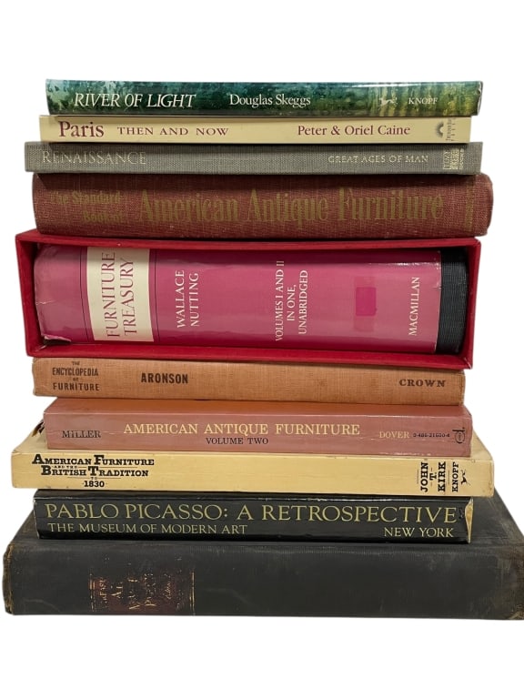 10 FURNITURE, DESIGN, ART, AND HISTORY BOOKS (1 of 2)