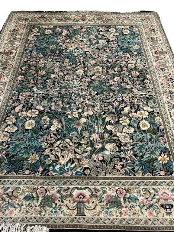ORNATE FLORAL ORIENTAL-STYLE AREA RUG 10'5"x8' (1 of 6)