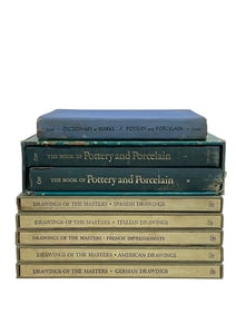 POTTERY, PORCELAIN & FINE ART REFERENCE BOOKS