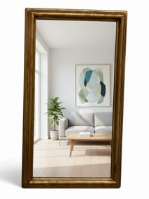 CLASSIC GOLD GILT RECTANGULAR WALL MIRROR 28"