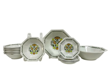 GREENFIELD IRONSTONE DINNERWARE SET