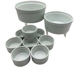 10 PORCELAIN RAMEKINS HAROLD IMPORT CO.