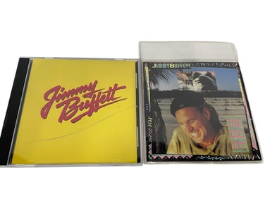 JIMMY BUFFETT TWO-ALBUM CD LOT