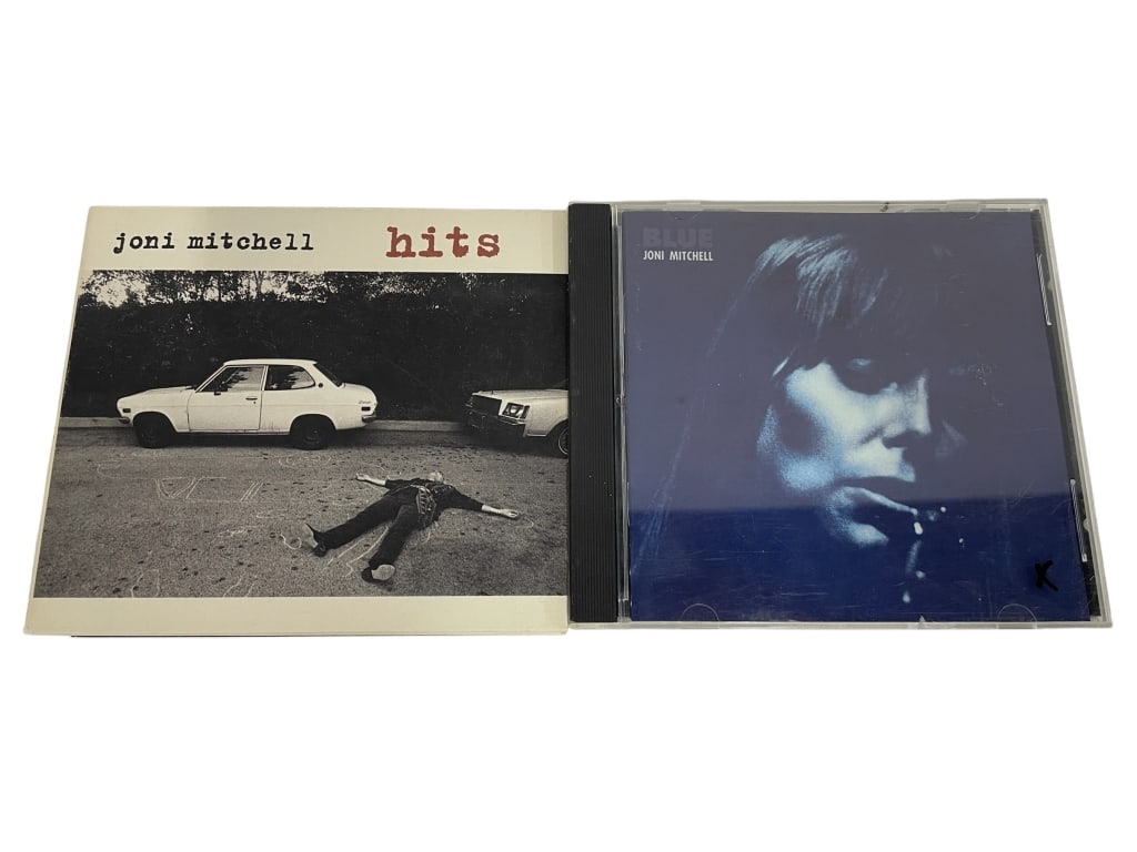 JONI MITCHELL “HITS?? & “BLUE?? CD LOT (1 of 2)