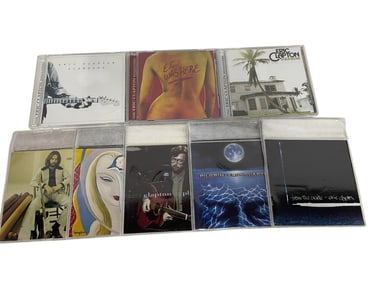 ERIC CLAPTON CD COLLECTION – 8 ALBUM LOT