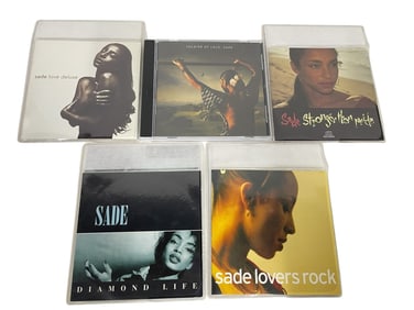 SADE CD COLLECTION – 5-ALBUM LOT