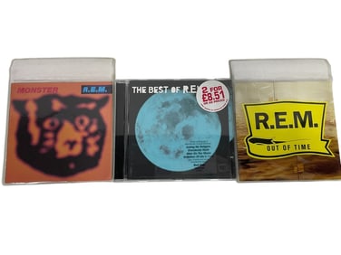 R.E.M. CD LOT SET OF 3