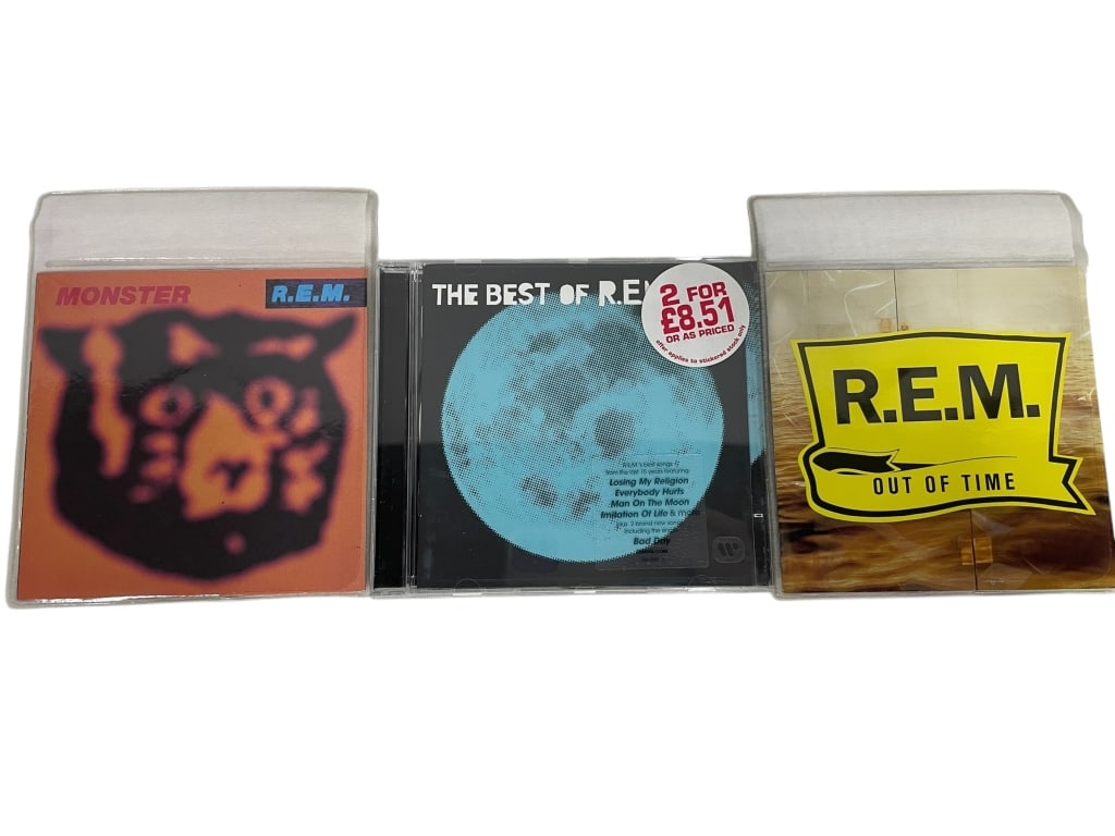 R.E.M. CD LOT SET OF 3: .