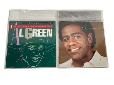 AL GREEN CD LOT SET OF 2
