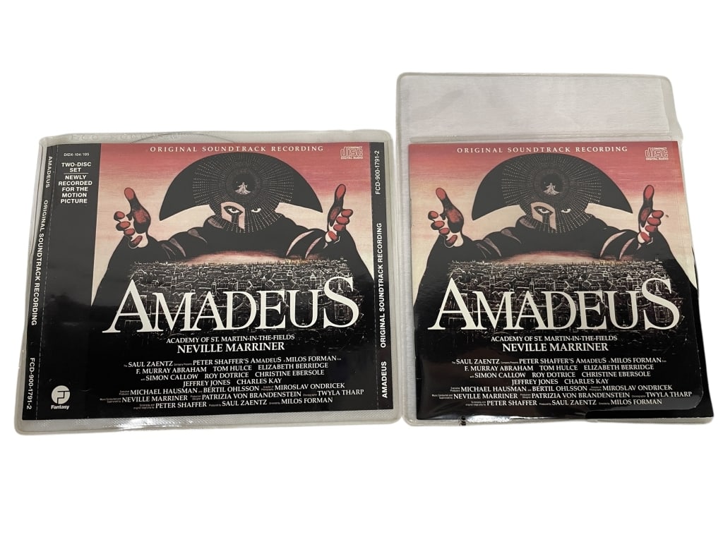 AMADEUS ORIGINAL SOUNDTRACK RECORDING 2-CD SET (1 of 2)