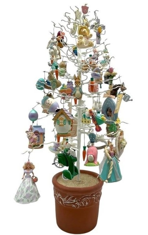POTTED EASTER ASSORTED ORNAMENT TREE 23" (1 of 2)