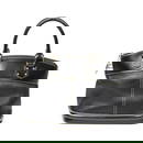 LOUIS VUITTON LOCKIT PM BLACK SUHALI LEATHER GOLDE