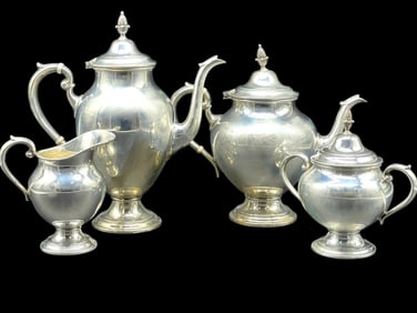 NEWPORT STERLING 4 PC TEA / COFFEE SET 1170 G