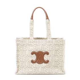 CELINE LARGE TRIOMPHE CABAS BEIGE HANDBAG