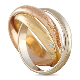 CARTIER LES MUST DE CARTIER TRINITY 18K ROSE, WHIT