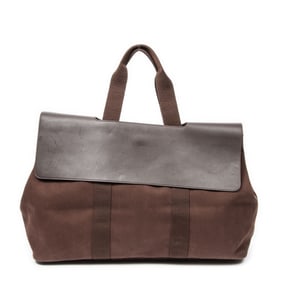 HERM?ES VALPARAISO GM TOILE CHEVRONS HANDBAG