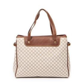 CELINE SMALL ZIP HANDBAG BEIGE/BROWN MACADAM