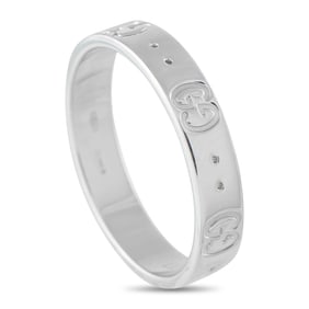GUCCI ICON 18K WHITE GOLD RING GU19-100925