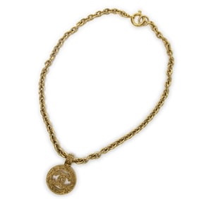 CHANEL CC MEDALLION PENDANT NECKLACE