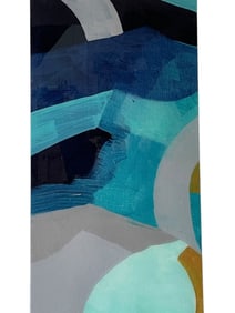 LARGE GLASS PANEL GRAPHIC WALL ART 72"