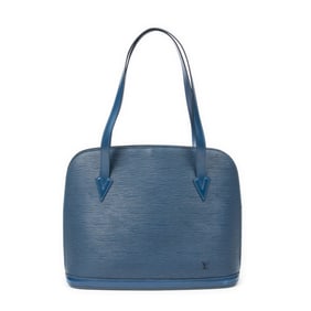 LOUIS VUITTON LUSSAC BLUE EPI HANDBAG