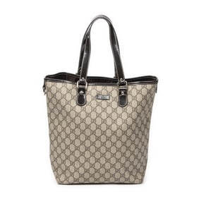 GUCCI BEIGE/BROWN OPEN TOTE