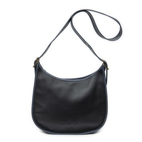 LOEWE HOBO BLACK/BLUE LEATHER CROSSBODY