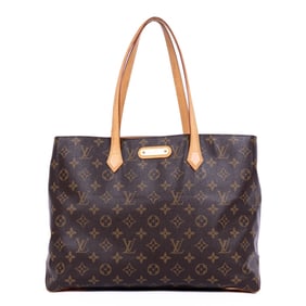 LOUIS VUITTON WILSHIRE  BROWN MONOGRAM HANDBAG