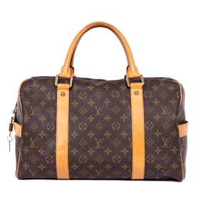 LOUIS VUITTON BROWN MONOGRAM CARRYALL