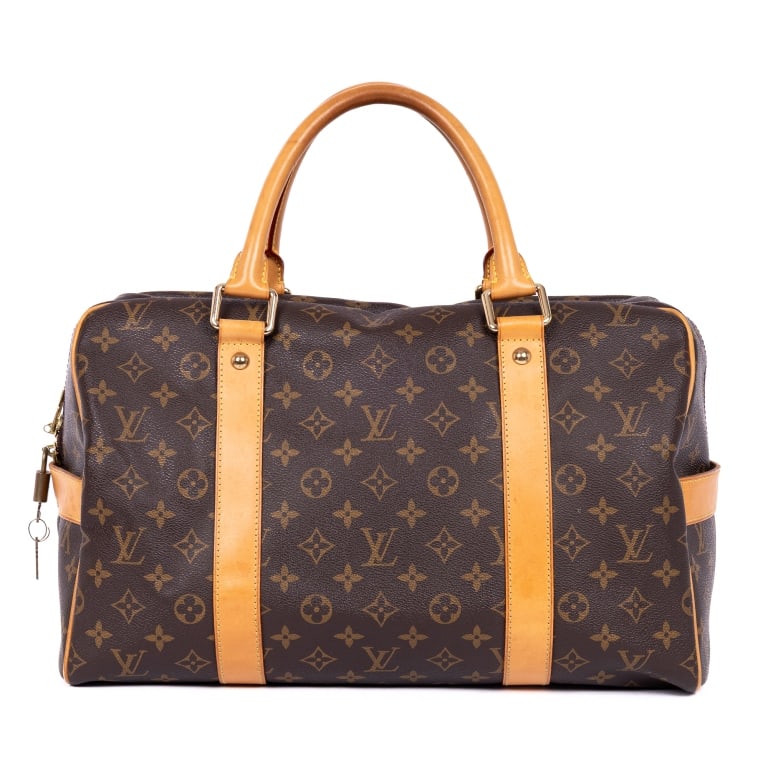 LOUIS VUITTON BROWN MONOGRAM CARRYALL: Louis Vuitton Carryall Brown Monogram Canvas Golden Brass * COLOR: Brown * PRODUCTION CODE: TJ0191 * INCLUDED: Cadenas, Keys 40*24*22cm * CONDITION: A * (3cm = 1inch approximately) * Luxury bags are k