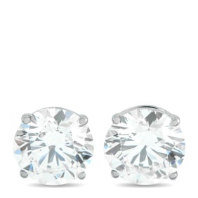 14K WHITE GOLD 4.61CT LAB-GROWN DIAMO