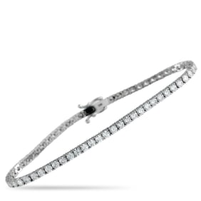 14K WHITE GOLD 5.05CT LAB-GROWN DIAMO