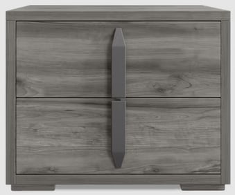 FABELLI ITALIAN MODERN TWO-DRAWER NIGHTSTAND